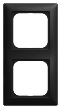 Busch-Jaeger 1722-915 2-fach schwarz matt Abdeckrahmen (2CKA001725A1569)