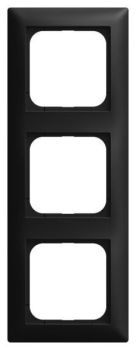 Busch-Jaeger 1723-915 3-fach schwarz matt Abdeckrahmen (2CKA001725A1570)