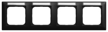 Busch-Jaeger 1734 NS-915 waagerecht 4-fach Abdeckrahmen (2CKA001754A4949)