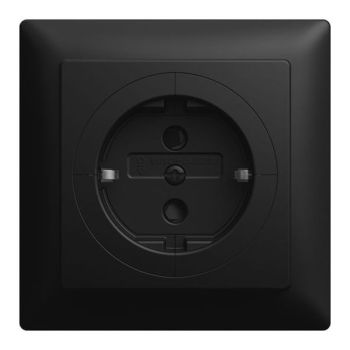Busch-Jaeger 20 EUAB-915 Safety+ schwarz matt Objektsteckdose (2CKA002011A6339)