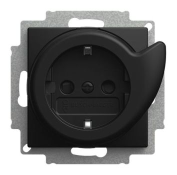 Busch-Jaeger 20 EUCBDR-915 Safety+ schwarz matt Servicesteckdose (2CKA002011A6343)