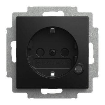 Busch-Jaeger 20 EUCBL-915 m.LED Kontrolllicht Safety+ Steckdoseneinsatz SCHUKO (2CKA002013A5536)