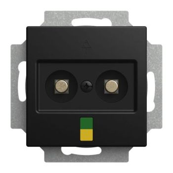 Busch-Jaeger 2095 UC-915 2-fach schwarz matt UP-Potentialausgleichsstecker (2CKA002495A0100)