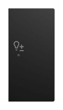 Busch-Jaeger 6234-22-915 2fach rechts"Dimmer" sw matt Wippe (2CKA006220A1014)