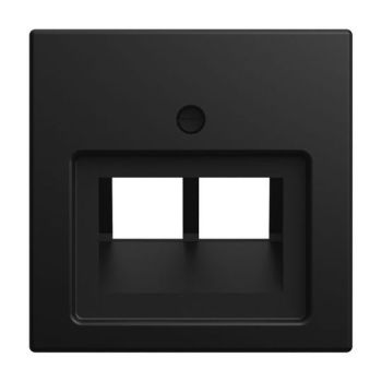 Busch-Jaeger 1803-02-915 2-fach schwarz matt Zentralscheibe (2CKA001753A0216)