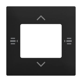 Busch-Jaeger 6108/61-915 f. Bedienelement 6-fach sw m Zentralscheibe (2CKA006155A0130)