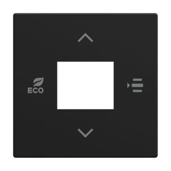Busch-Jaeger 6236-915 f. Fan Coil-Regler schwarz matt Zentralscheibe (2CKA006220A1016)