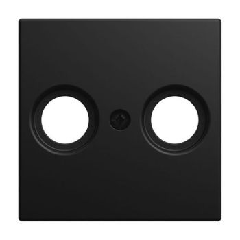 Busch-Jaeger 2531-915 f. Antennensteckdosen 2-f sw m Zentralscheibe (2CKA001724A4463)