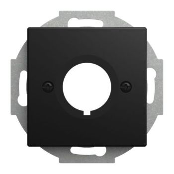 Busch-Jaeger 2533-915 m. Tragring schwarz matt Zentralscheibe (2CKA001724A4464)