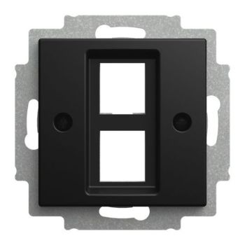 Busch-Jaeger 2561-02-915 m.Tragring 2-f Modular-Jack Zentralscheibe (2CKA001753A0242)