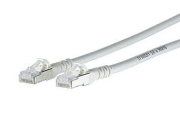 METZ/BTR ISO/IEC 10G AWG26 2xRJ45 weiss 0,5m Patchkabel Cat6A (1308450588-E)