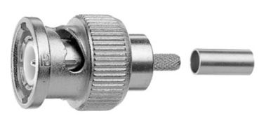 Telegärtner Crimp/Crimp 75 Ohm G40 (1.2/4.9) BNC-Kabelstecker (100023449)