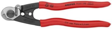 Knipex pol. plast. 190mm Drahtseilschere (95 61 190)