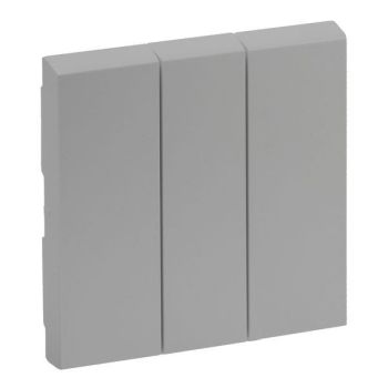 Legrand 864303 Niloe Step 3fach aluminium Wippe (864303)