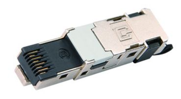 Telegärtner AWG22-26 Cat.6 Class EA (ISO) schwarz Stecker (100007453)