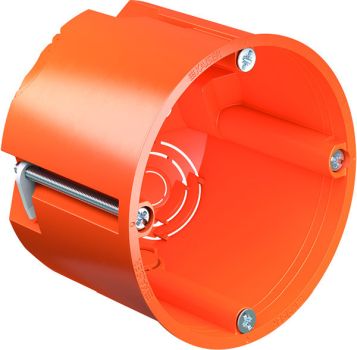 Kaiser D: 68mm T: 62mm orange Objektverpackung Hohlwand Geräte-Verbindungsdose (9064-32)