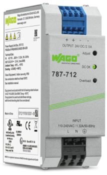 Wago 787-712 ECO 24V 2,5A primär getaktetes Stromversorgung (787-712)