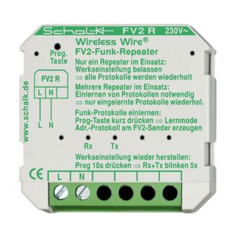 Schalk FV2R09 230V AC (UP) Funk-Repeater (FV2R09)