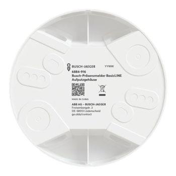 Busch-Jaeger 6884-916 für Busch-Präsenzmelder ws AP-Gehäuse (2CKA006899A0002)
