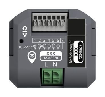 Busch-Jaeger 62870/6.0 U-WL 6-fach UP WL grau/anthr Binäreingang (2CKA006710A0042)
