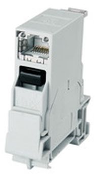 Telegärtner RJ45Modul A Cat.6A STX Tragschienen-Verbinder (100007435)