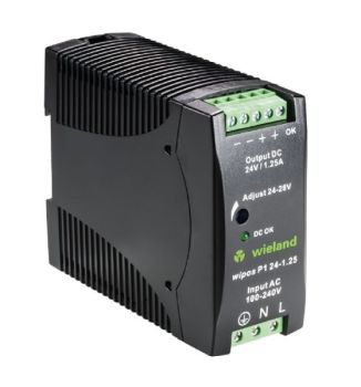 Wieland wipos P1 24-1.25 1phasig 24VDC 1,25A Schaltnetzteil (81.000.6110.0)