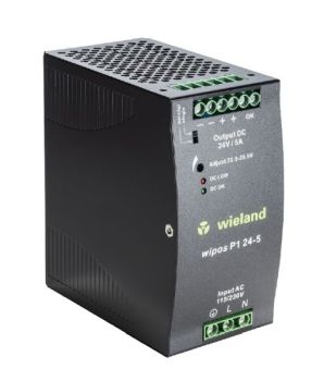 Wieland wipos P1 24-5 1phasig 24VDC 5A Schaltnetzteil (81.000.6130.0)
