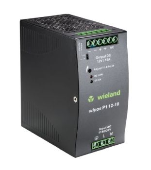 Wieland wipos P1 12-10 1phasig 12VDC 10A Schaltnetzteil (81.000.6142.0)