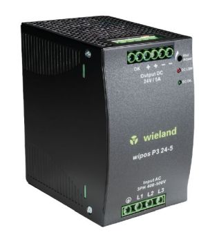 Wieland wipos P3 24-5 3phasig 24VDC 5A Schaltnetzteil (81.000.6160.0)