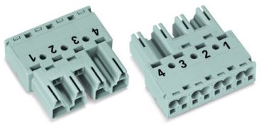 Wago 770-254 4polig grau Stecker (770-254)