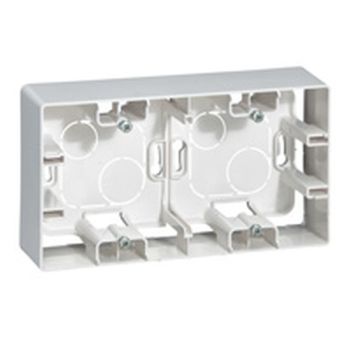 Legrand 664799 Niloe 2fach ultraweiss AP-Gehäuse (664799)