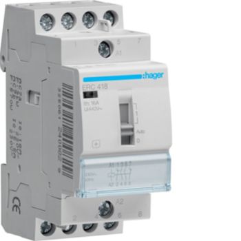 Hager ERC418 16A 2S+2Ö 230V Installationsrelais (ERC418)