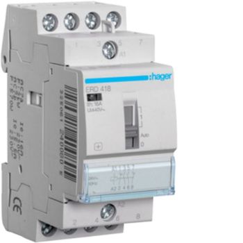 Hager ERD418 16A 2S+2Ö 24V Installationsrelais (ERD418)