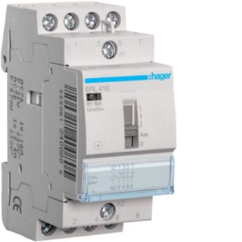 Hager ERL418 16A 2S+2Ö 12V Installationsrelais (ERL418)