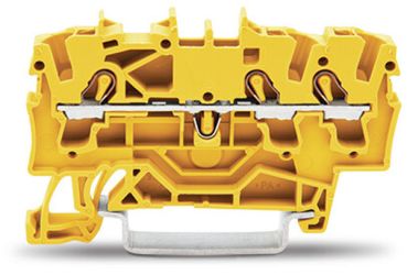 Wago 2002-1305 TOPJOB S gelb 2,5qmm 3 Leiter Durchgangklemme (2002-1306)