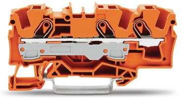 Wago 2006-1302 TOPJOB S orange 6/10qmm 3 Leiter Durchgangklemme (2006-1302)