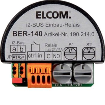ELCOM BER-140 UP für Audio+6D-Video i2-BUS Einbaurelais(1902140)