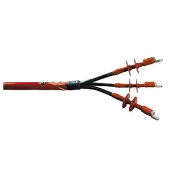 Cellpack CHESK-3F(A) 12kV mit Schraubkabelschuhen 3-Leiter-Freiluft-Endverschluß (309816)