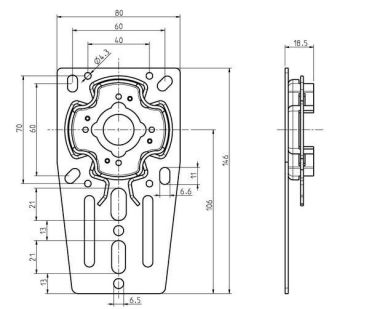 Rademacher VK 4015K-04 Click-Antriebslager (94401504)