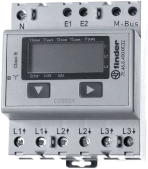 Finder 7E.46.8.400.0032 10(65) LCD-MBUS-MID Wirkstromzähler (7E.46.8.400.0032)