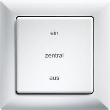 Eltako FZT55-wg weiss glänzend 2 Kanal Funk-Zentralsteuertaster (30000447)