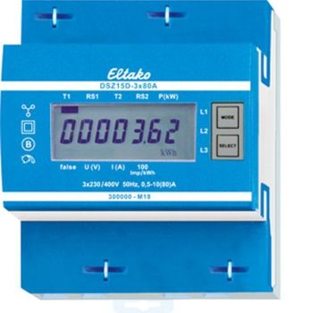 Eltako DSZ15D-3x80A MID geeicht Drehstromzähler elektronisch (28380015)