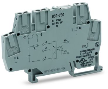 Wago 859-730 6mm 24/3-30VDC 3A 2LEITER Leistungsoptokoppler (859-730)