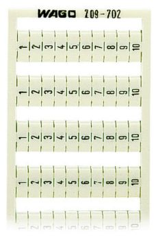 Wago 209-702 Aufdruck 1-10 WSB Bezeichnung (209-702)