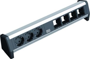 Bachmann DESK 3xCEE7/3 4xABD KS GST 18 Steckdosenleiste (902.003)