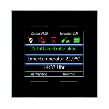 Issendorff LCN-GT4DB schw. Farbdisplay 2,8 4Tasten Glas-Infofeld (30174)