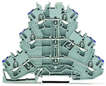 Wago 2002-3208 2,5qmm grau Dreistockklemme (2002-3208)