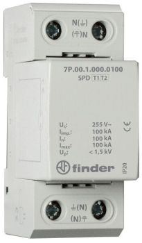 Finder 7P.09.1.255.0100 Typ 1 Funkenstrecke SPD Überspannungsableiter (7P.09.1.255.0100)