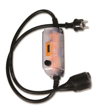 KDK Stecker-Kupplung Schuko 16A Zähler Disp Wechselstrom-Zwischensteckerzähler (460516ZS-Disp-FLEX)