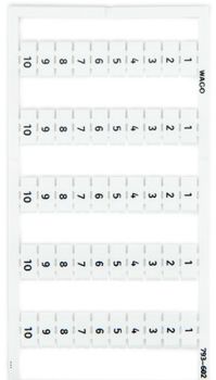 Wago 793-602 Aufdruck 1-10 (10X) WMB Beschriftungsystem (793-602)